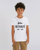 Tee-Shirt Enfant - FUTUR-RETRAITE - manche Courte - coupe Droite - col Rond