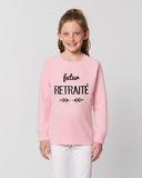 Sweat-Shirt Enfant - FUTUR-RETRAITE - manche Longue - coupe Droite - col Rond
